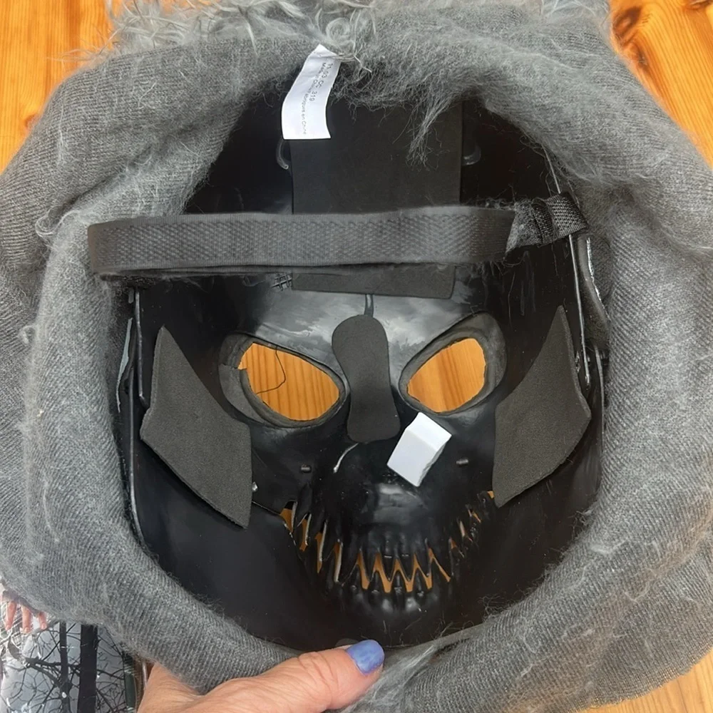 Werewolf Mask with gloves size medium Full moon madness